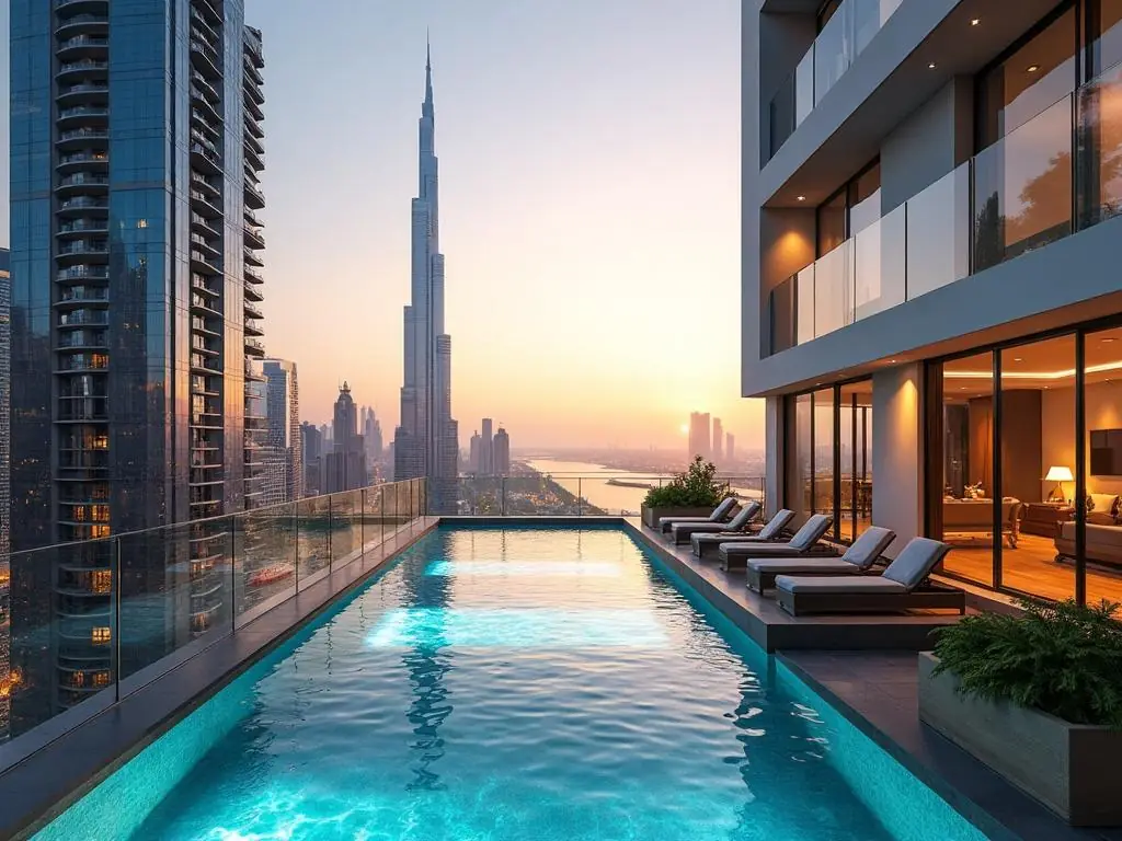 Ultra-Luxury Sky Penthouse with Burj Khalifa Views — Dubai Marina
