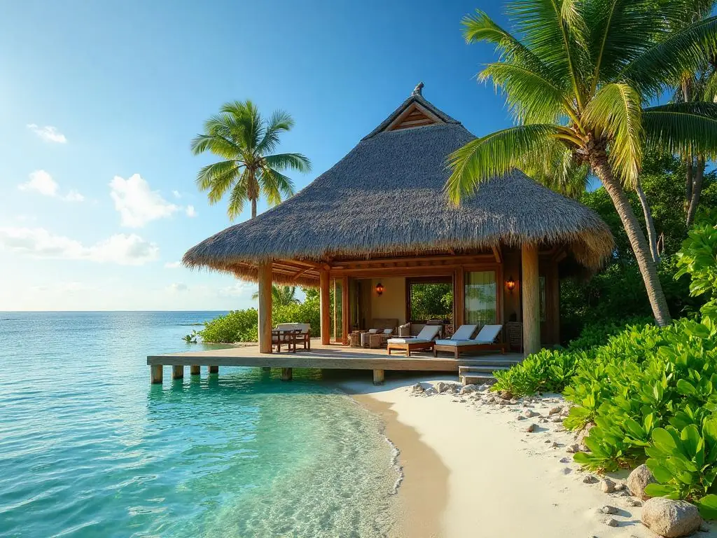 Tropical Beachfront Villa with Private Lagoon Access — Grand Baie, Mauritius